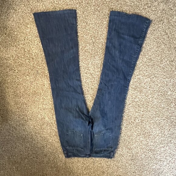 New York & Co. Wide Leg Jeans with Front Seam - Size 2 - Picture 6 of 7